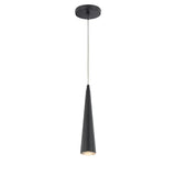 Sliver Pendant 12 Inch Black by Eurofase