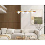 Small Luna Linear Pendant by Accord in Living Room