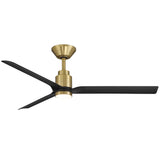 Smooth Fan By Modern Forms, Size: 52, Finish: Soft Brass / Matte Black, , | Casa Di Luce Lighting