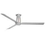 Smooth Flush Fan Brushed Nickel By Modern Forms