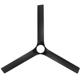 Smooth Flush Fan Matte Black By Modern Forms - Down View