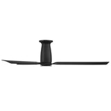 Smooth Flush Fan Matte Black By Modern Forms - Side View1