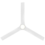Smooth Flush Fan Matte White By Modern Forms - Down View