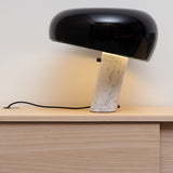 Snoopy Table Lamp Black By Flos - Lifestyle View