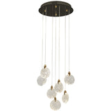 Snowflake Multi-Light Suspension 7 Ligfhts By Artcraft