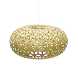 Snowflake Pendant Light 31 Inch Bamboo Lime By David Trubridge
