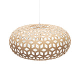 Snowflake Pendant Light 31 Inch Bamboo White By David Trubridge