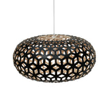 Snowflake Pendant Light 31 Inch Black Bamboo By David Trubridge