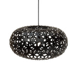 Snowflake Pendant Light 31 Inch Black Black By David Trubridge