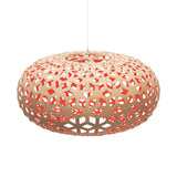 Snowflake Pendant Light 39 Inch Bamboo Red By David Trubridge