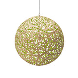 Sola Pendant Light 31 Inch Bamboo Lime By David Trubridge