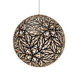 Sola Pendant Light 31 Inch Black Bamboo By David Trubridge