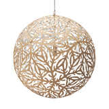 Sola Pendant Light 39 Inch Bamboo White By David Trubridge