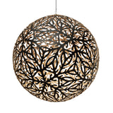 Sola Pendant Light 39 Inch Black Bamboo By David Trubridge