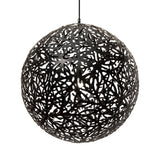 Sola Pendant Light 39 Inch Black Black By David Trubridge