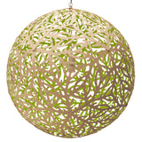 Sola Pendant Light 53 Inch Bamboo Lime By David Trubridge
