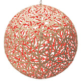 Sola Pendant Light 53 Inch Bamboo Red By David Trubridge