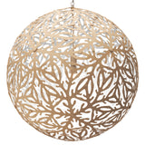 Sola Pendant Light 53 Inch Bamboo White By David Trubridge