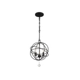 Solaris Chandelier 12.5" Black
