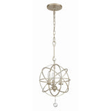 Solaris Chandelier 12.5" Olde Silver