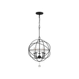 Solaris Chandelier 17" Black