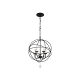 Solaris Chandelier 17" Black