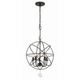 Solaris Chandelier 17" English Bronze