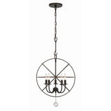 Solaris Chandelier 17" English Bronze