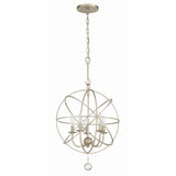 Solaris Chandelier 17" Olde Silver