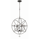Solaris Chandelier 28.5" English Bronze