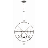 Solaris Chandelier 28.5" English Bronze
