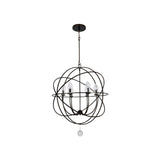 Solaris Outdoor Chandelier by Crystorama - English Bronze, 28.5"