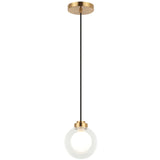 Solaris Pendant Light Aged Gold Brass By Matteo