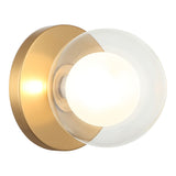 Solaris Wall Sconce Aged Gold Brass