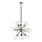 Soleil 12-Light Chandelier Clear