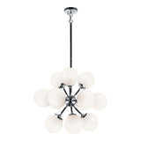 Soleil 12-Light Chandelier Opal