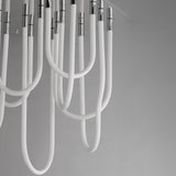 Soleil 14-Light LED Flush Mount Chandelier by ET2 - Polished Chrome