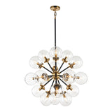 Soleil 18-Light Chandelier Clear