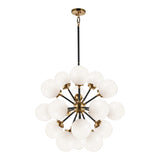 Soleil 18-Light Chandelier Opal