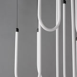 Soleil Chandelier Black By ET2 - Lifestyle View3