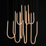 Soleil Chandelier Polished Chrome By ET2 - Lifestyle View2