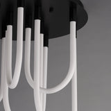 Soleil Flush Mount Black By ET2 - Lifestyle View3