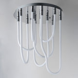 Soleil Flush Mount Polished Chrome By ET2 - Lifestyle View1