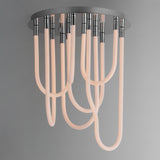 Soleil Flush Mount Polished Chrome By ET2 - Lifestyle View2