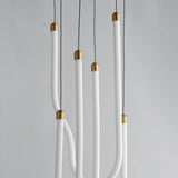 Soleil LED Pendant Light Natural Aged Brass By ET2 - Lifestyle View5