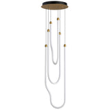 Soleil LED Pendant Light Natural Aged Brass By ET2