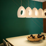 Soleil Pendant Light White By Geo Contemporary Lifestyle View
