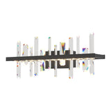 Solitude LED Vanity Light in Black by Hubbardton Forge