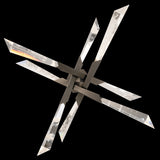 Solitude Semi-Flush Mount Medium Antique Nickel By Schonbek Beyond - Down View