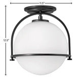 Somerset Small Semi-flush Mount